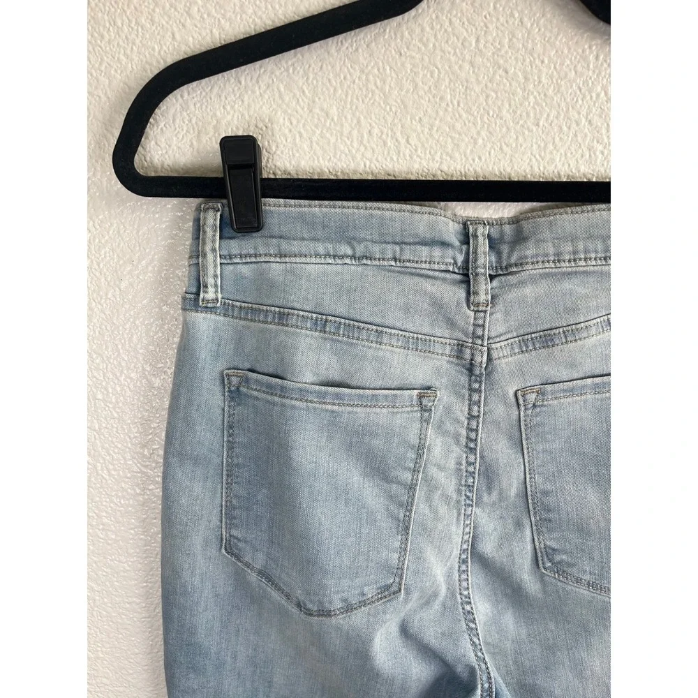 Banana Republic Curvy Super Stretch Legging Jeans Light Wash Blue Size 6 Petite - Picture 5 of 7